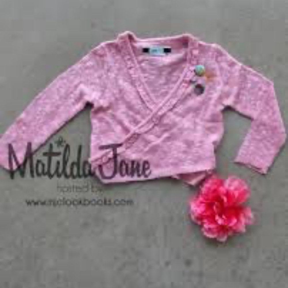 💕 Matilda Jane House of Clouds Sweater Cardigan Embellished Size 8 Girls